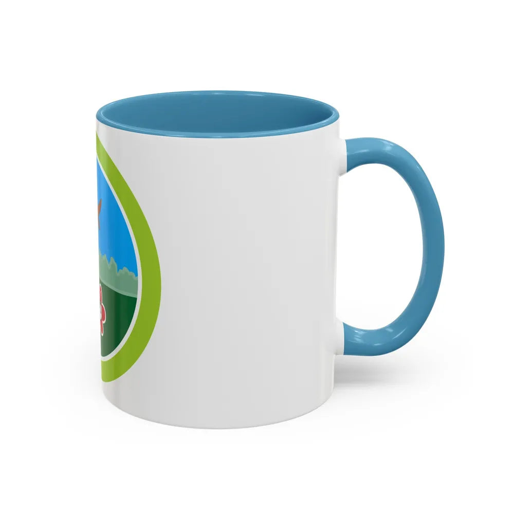 Nature (Boy Scout Merit Badge) Accent Coffee Mug-Go Mug Yourself