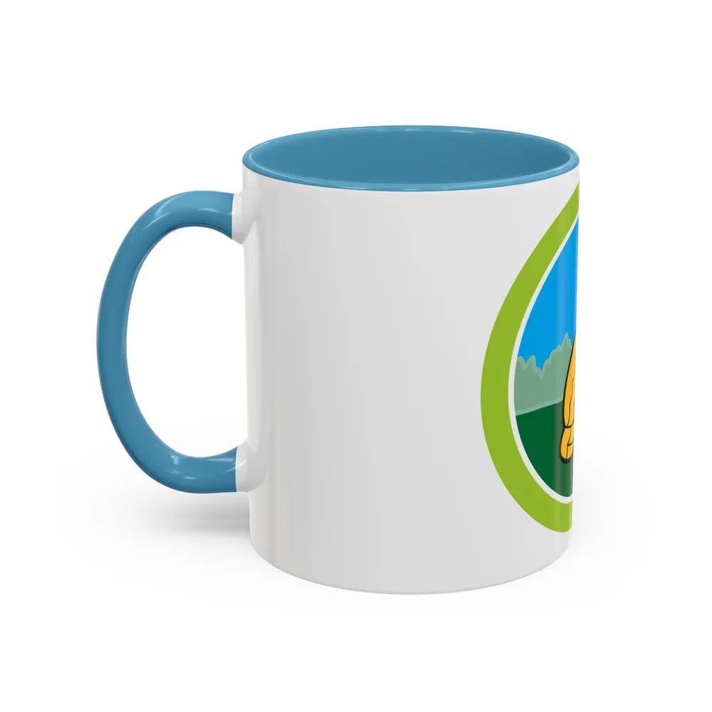 Nature (Boy Scout Merit Badge) Accent Coffee Mug-Go Mug Yourself