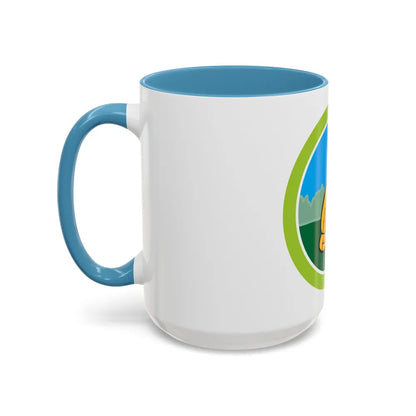 Nature (Boy Scout Merit Badge) Accent Coffee Mug-Go Mug Yourself