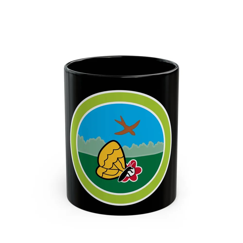 Nature (Boy Scout Merit Badge) Black Coffee Mug-11oz-Go Mug Yourself