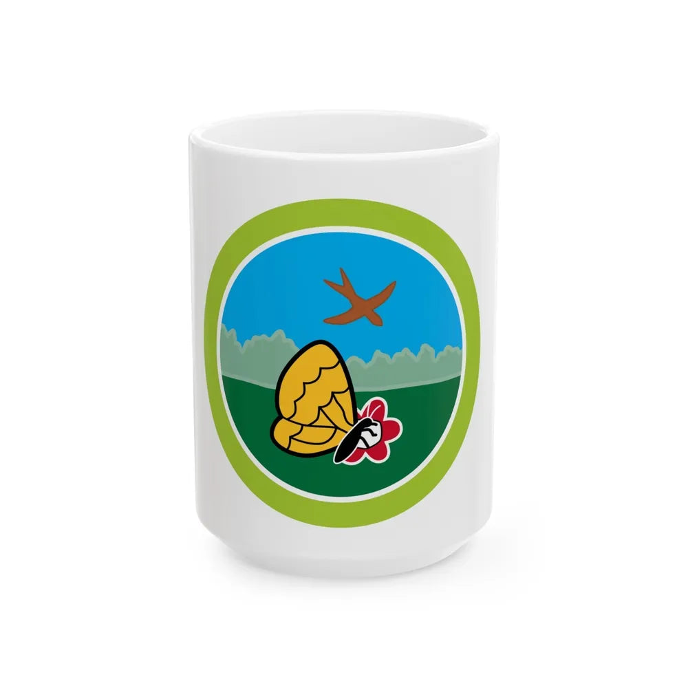 Nature (Boy Scout Merit Badge) White Coffee Mug-15oz-Go Mug Yourself