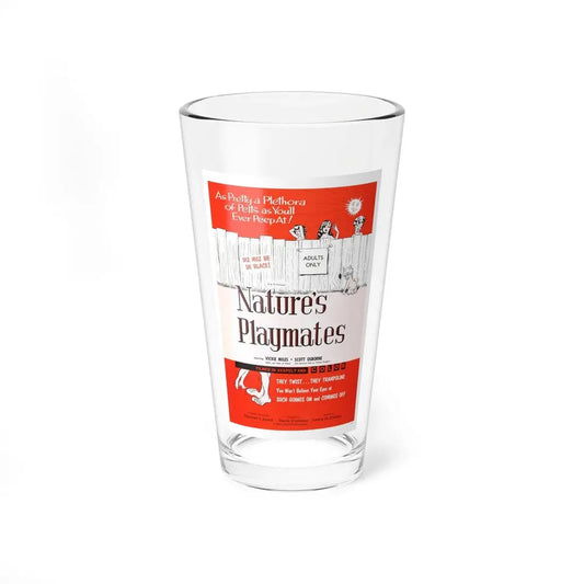 NATURE'S PLAYMATES 1962 Movie Poster - Pint Glass 16oz 16oz - Go Mug Yourself