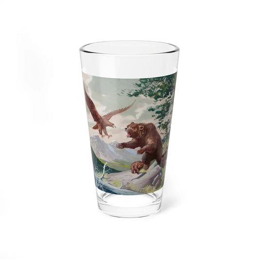 Nature scene, story illustration (Magazine Illustration) Pint Glass 16oz-16oz-Go Mug Yourself