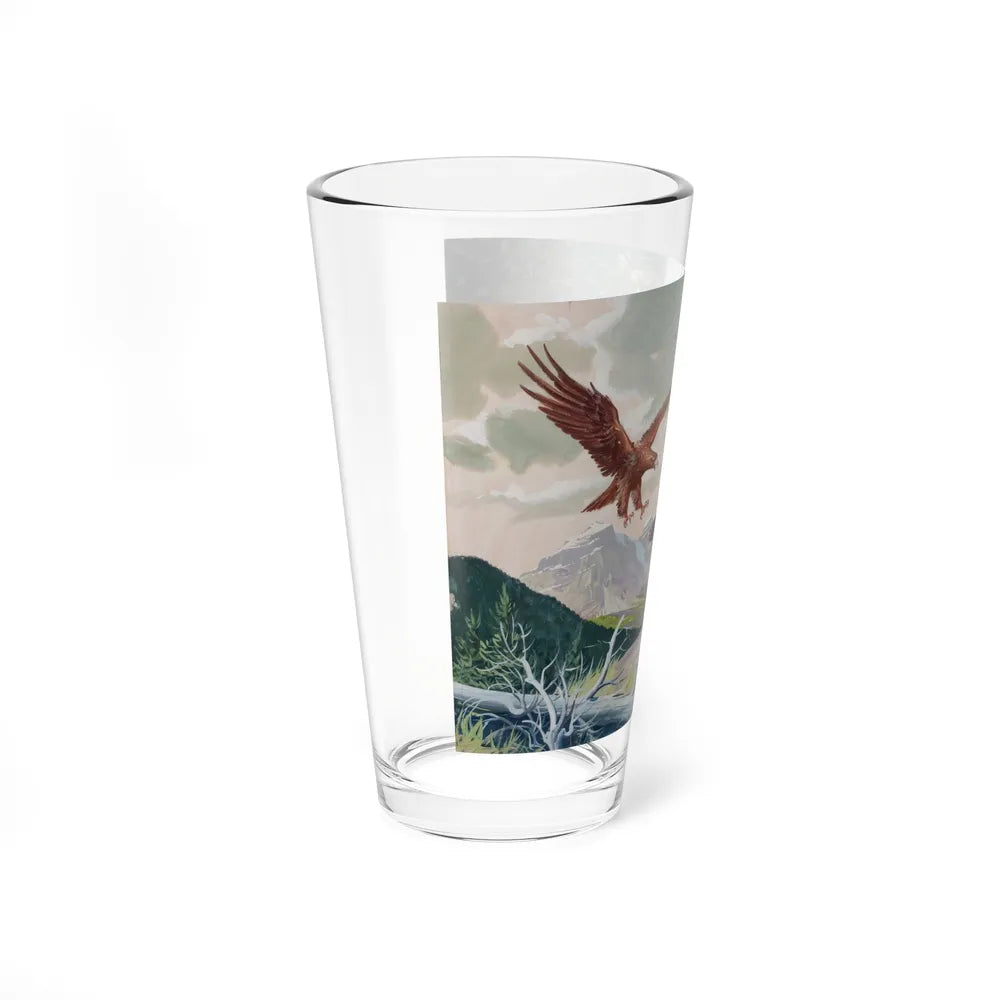 Nature scene, story illustration (Magazine Illustration) Pint Glass 16oz-Go Mug Yourself