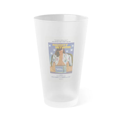 NAUGHTY NETWORK 1981 Movie Poster - Frosted Pint Glass 16oz-16oz-Frosted-Go Mug Yourself