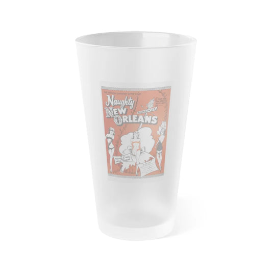 NAUGHTY NEW ORLEANS 1954 Movie Poster - Frosted Pint Glass 16oz-16oz-Frosted-Go Mug Yourself