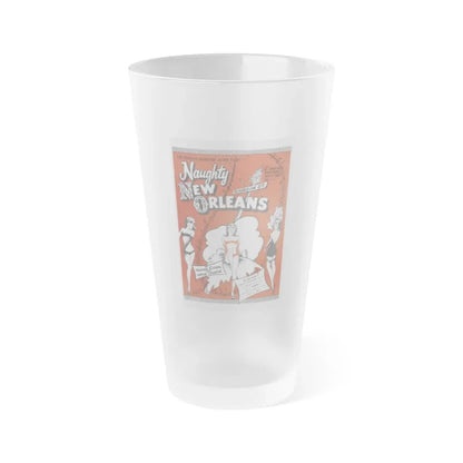 NAUGHTY NEW ORLEANS 1954 Movie Poster - Frosted Pint Glass 16oz 16oz Frosted - Go Mug Yourself