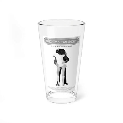 NAUGHTY STEWARDESSES 1975 Movie Poster - Pint Glass 16oz-16oz-Go Mug Yourself