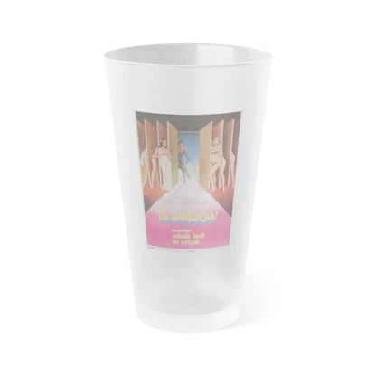 NAUGHTY WIVES 1973 Movie Poster - Frosted Pint Glass 16oz 16oz Frosted - Go Mug Yourself