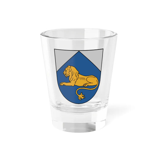 Naukšēnu novads COA (Latvia) (Coat of Arms) Shot Glass 1.5oz 1.5oz - Go Mug Yourself
