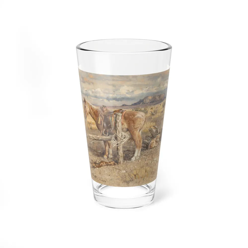 Navajo Buddies, 1980 (Magazine Illustration) Pint Glass 16oz-16oz-Go Mug Yourself