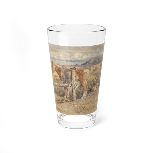 Navajo Buddies, 1980 (Magazine Illustration) Pint Glass 16oz-16oz-Go Mug Yourself