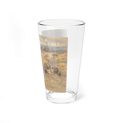 Navajo Buddies, 1980 (Magazine Illustration) Pint Glass 16oz-Go Mug Yourself