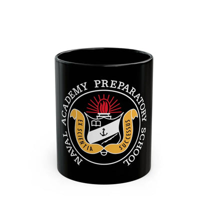 Naval Academy Preparatory School (U.S. Navy) Black Coffee Mug-11oz-Go Mug Yourself