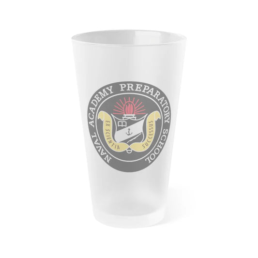 Naval Academy Preparatory School (U.S. Navy) Frosted Pint Glass 16oz-Go Mug Yourself