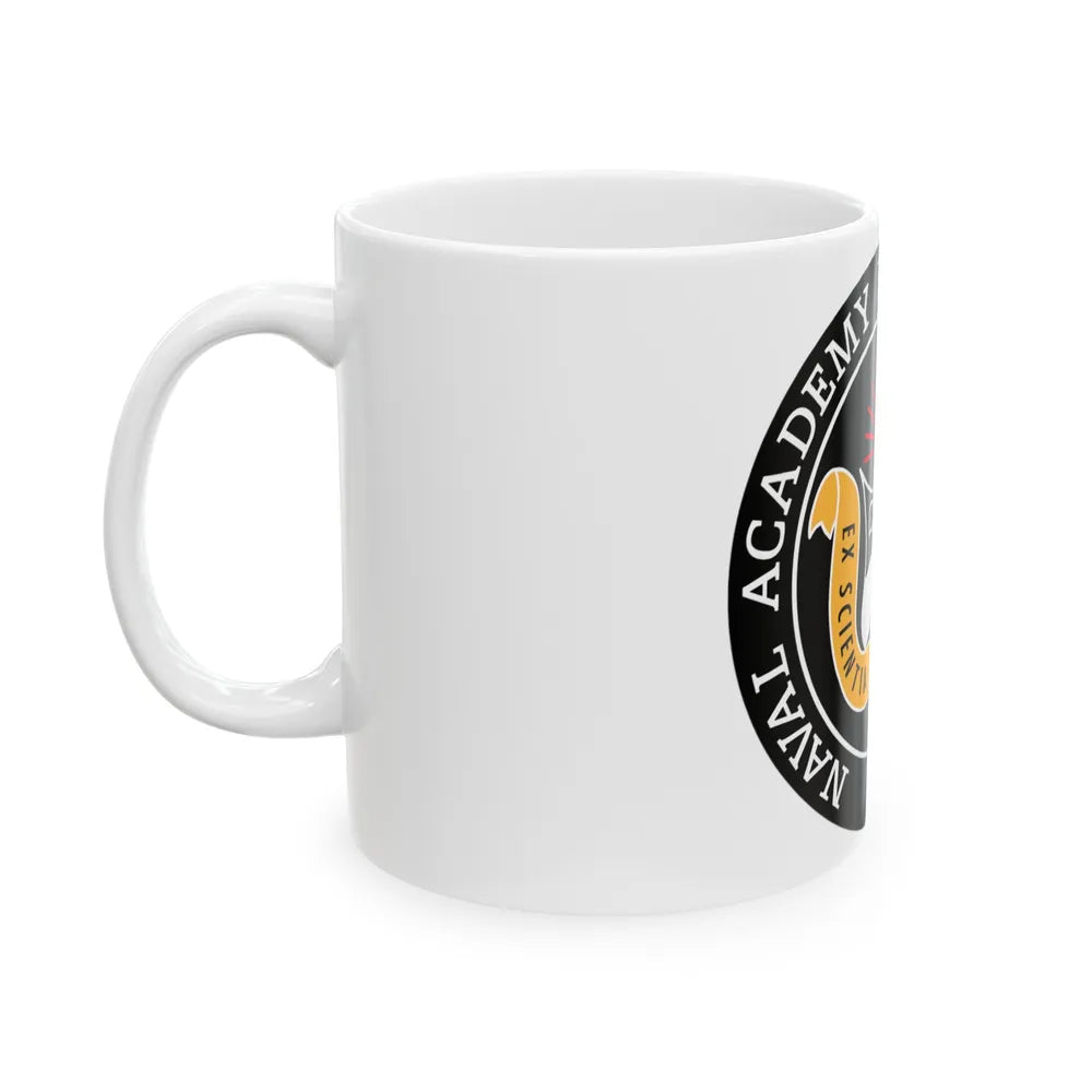 Naval Academy Preparatory School (U.S. Navy) White Coffee Mug-Go Mug Yourself