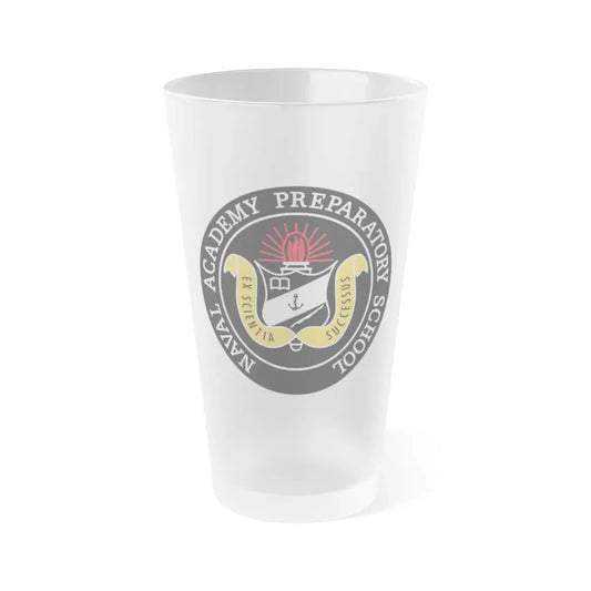 Naval Academy Preparatory School (U.S. Navy) Frosted Pint Glass 16oz Default Title - Go Mug Yourself