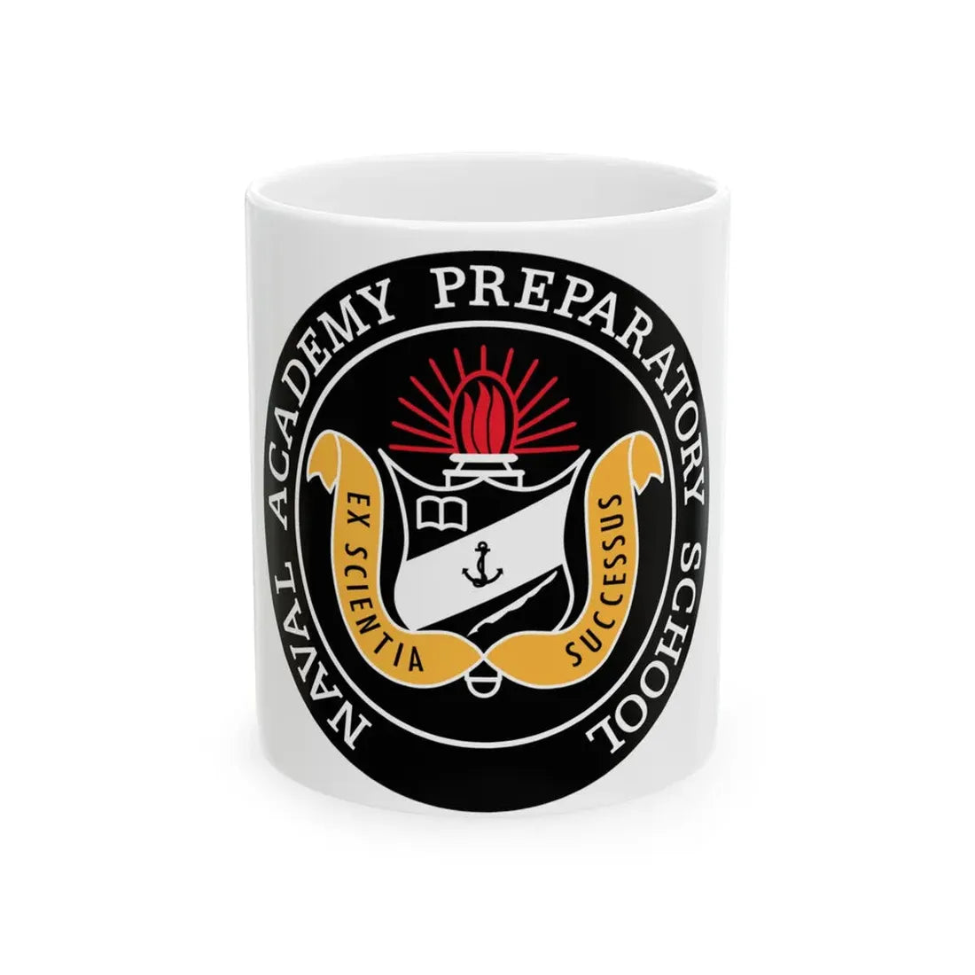 Naval Academy Preparatory School (U.S. Navy) White Coffee Mug 11oz - Go Mug Yourself