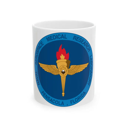 Naval Aerospace Medical Research Laboratory Florida (U.S. Navy) White Coffee Mug-11oz-Go Mug Yourself