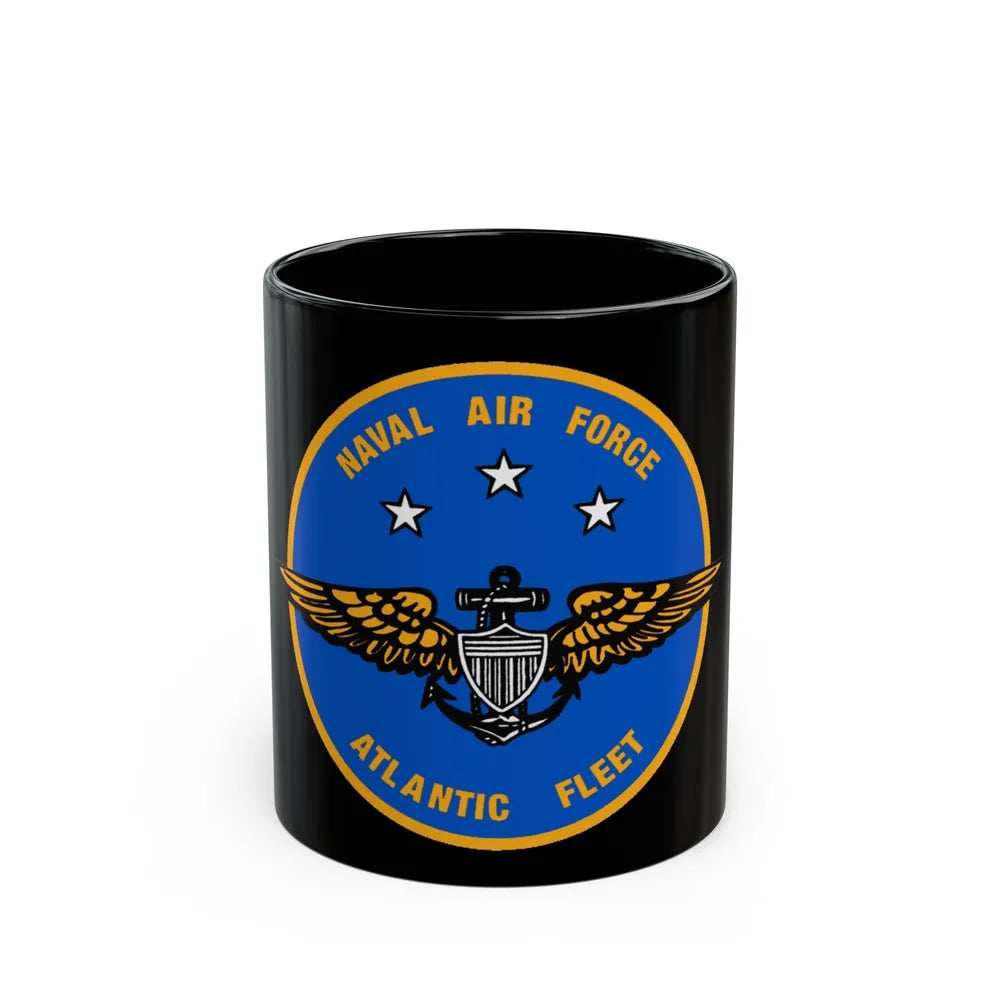 Naval Air Force Atlantic Fleet (U.S. Navy) Black Coffee Mug-11oz-Go Mug Yourself