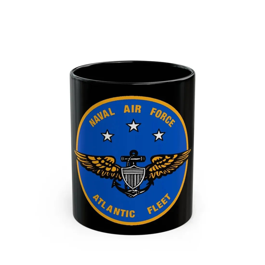Naval Air Force Atlantic Fleet (U.S. Navy) Black Coffee Mug 11oz - Go Mug Yourself
