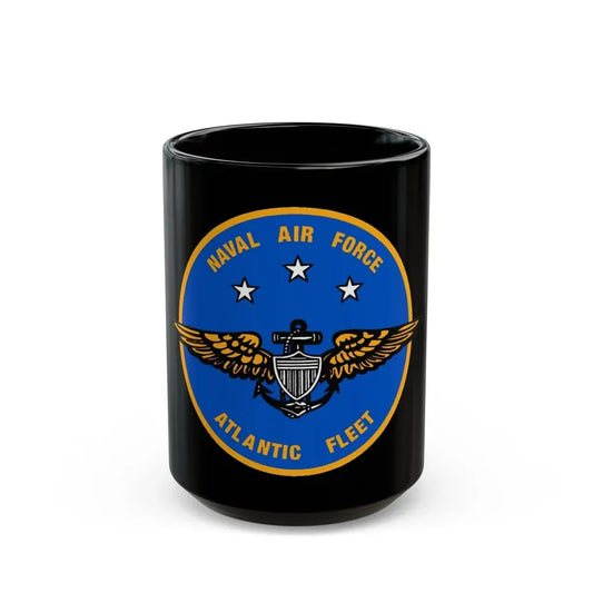 Naval Air Force Atlantic Fleet (U.S. Navy) Black Coffee Mug 15oz - Go Mug Yourself