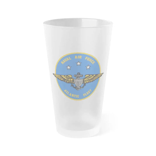 Naval Air Force Atlantic Fleet (U.S. Navy) Frosted Pint Glass 16oz Default Title - Go Mug Yourself