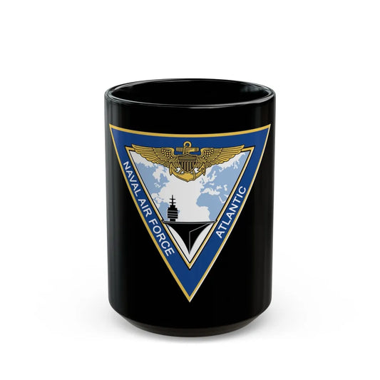 Naval Air Force Atlantic (U.S. Navy) Black Coffee Mug-15oz-Go Mug Yourself