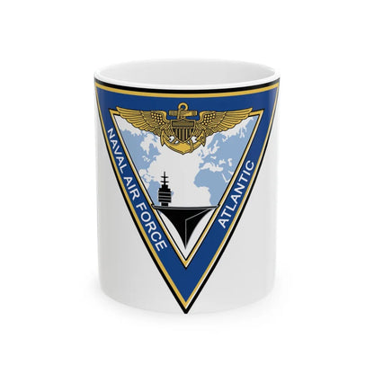 Naval Air Force Atlantic (U.S. Navy) White Coffee Mug-11oz-Go Mug Yourself