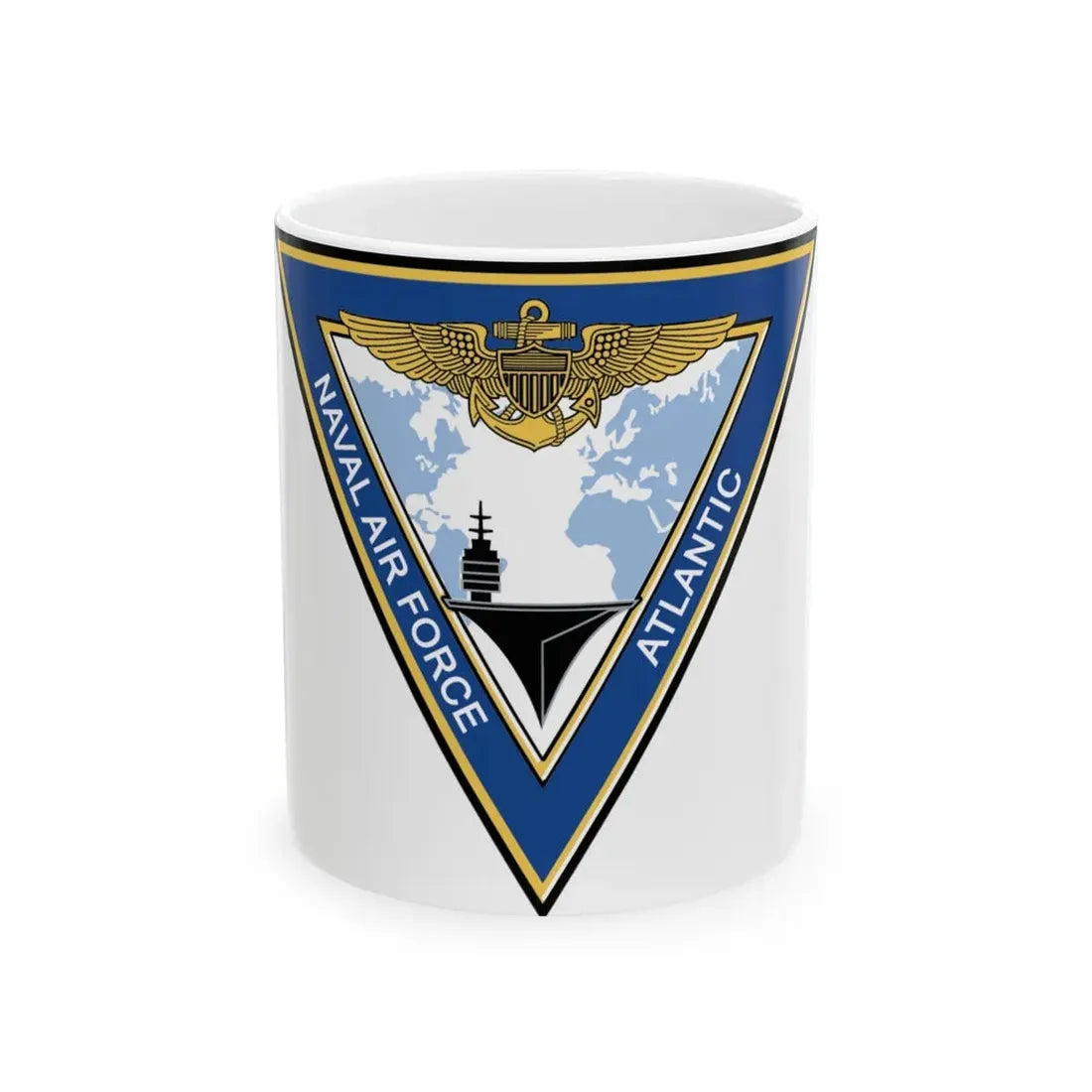 Naval Air Force Atlantic (U.S. Navy) White Coffee Mug 11oz - Go Mug Yourself
