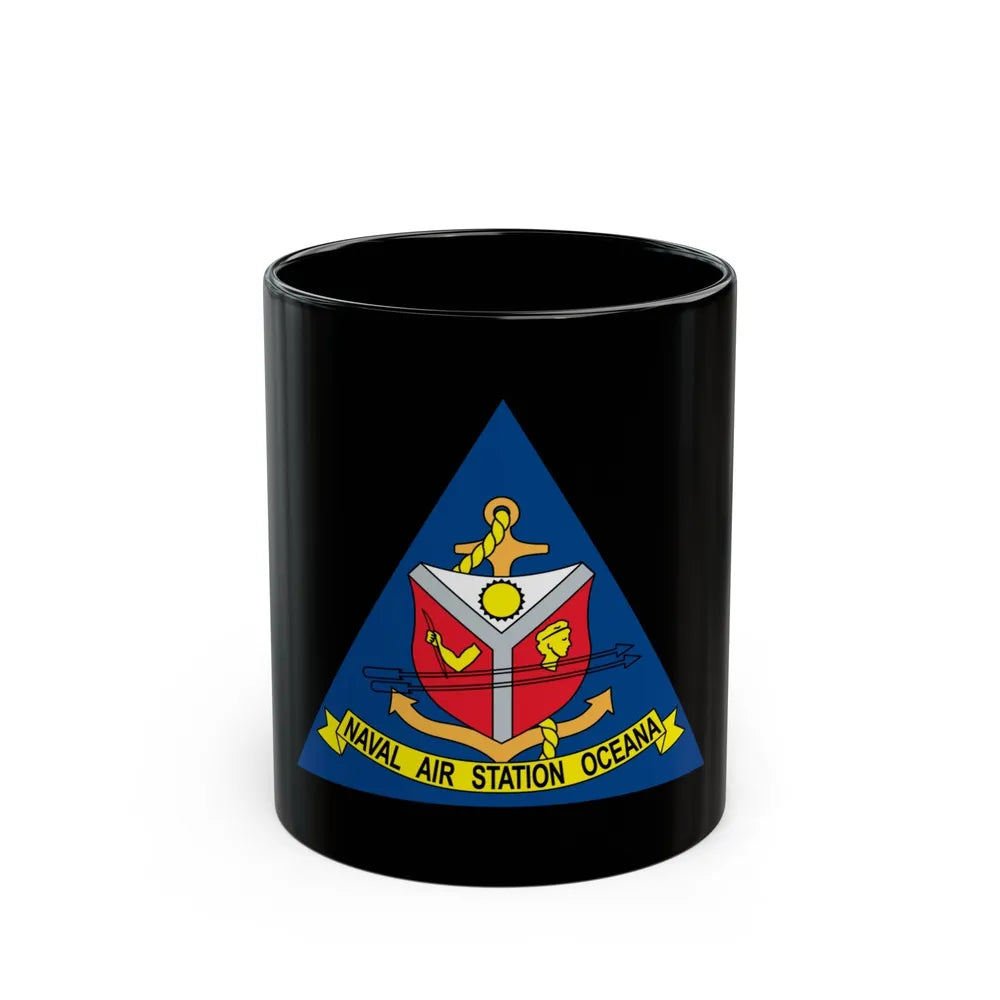 Naval Air Station Aceana (U.S. Navy) Black Coffee Mug-11oz-Go Mug Yourself