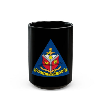 Naval Air Station Aceana (U.S. Navy) Black Coffee Mug-15oz-Go Mug Yourself