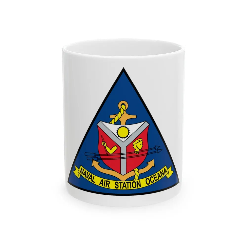 Naval Air Station Aceana (U.S. Navy) White Coffee Mug-11oz-Go Mug Yourself