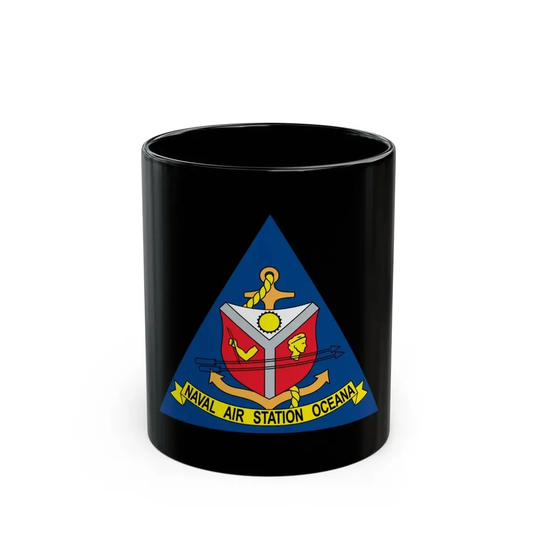 Naval Air Station Aceana (U.S. Navy) Black Coffee Mug 11oz - Go Mug Yourself