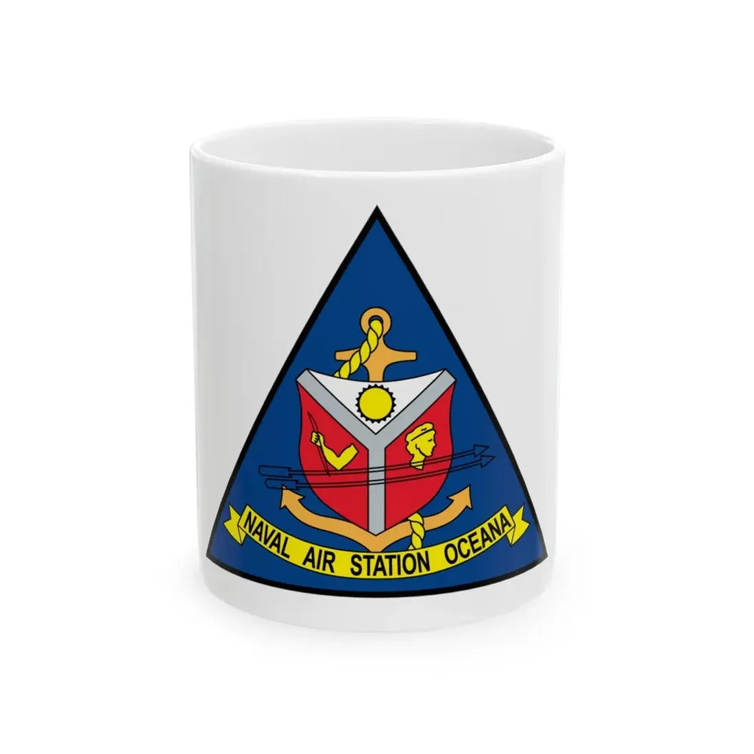 Naval Air Station Aceana (U.S. Navy) White Coffee Mug 11oz - Go Mug Yourself