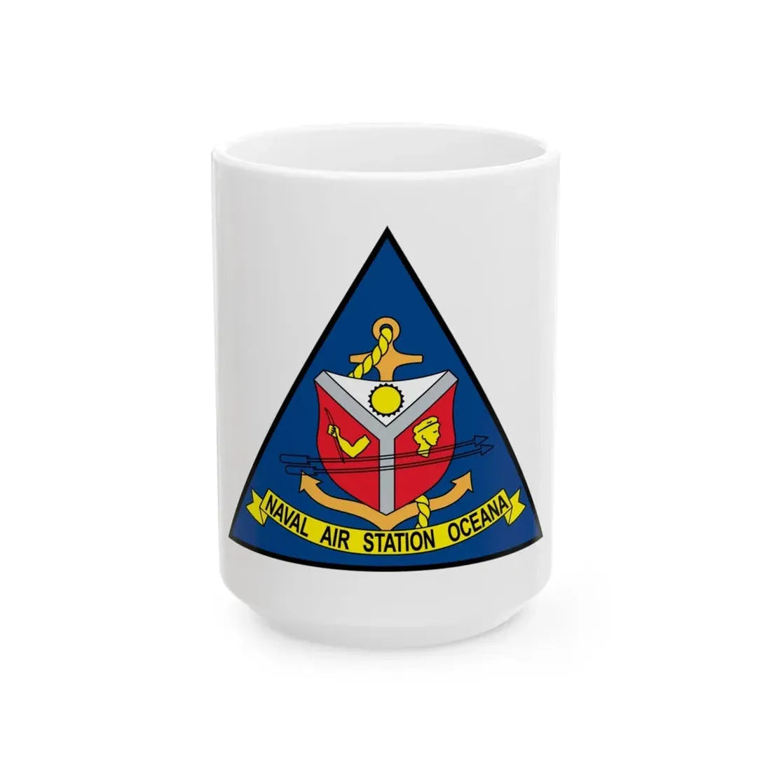 Naval Air Station Aceana (U.S. Navy) White Coffee Mug 15oz - Go Mug Yourself