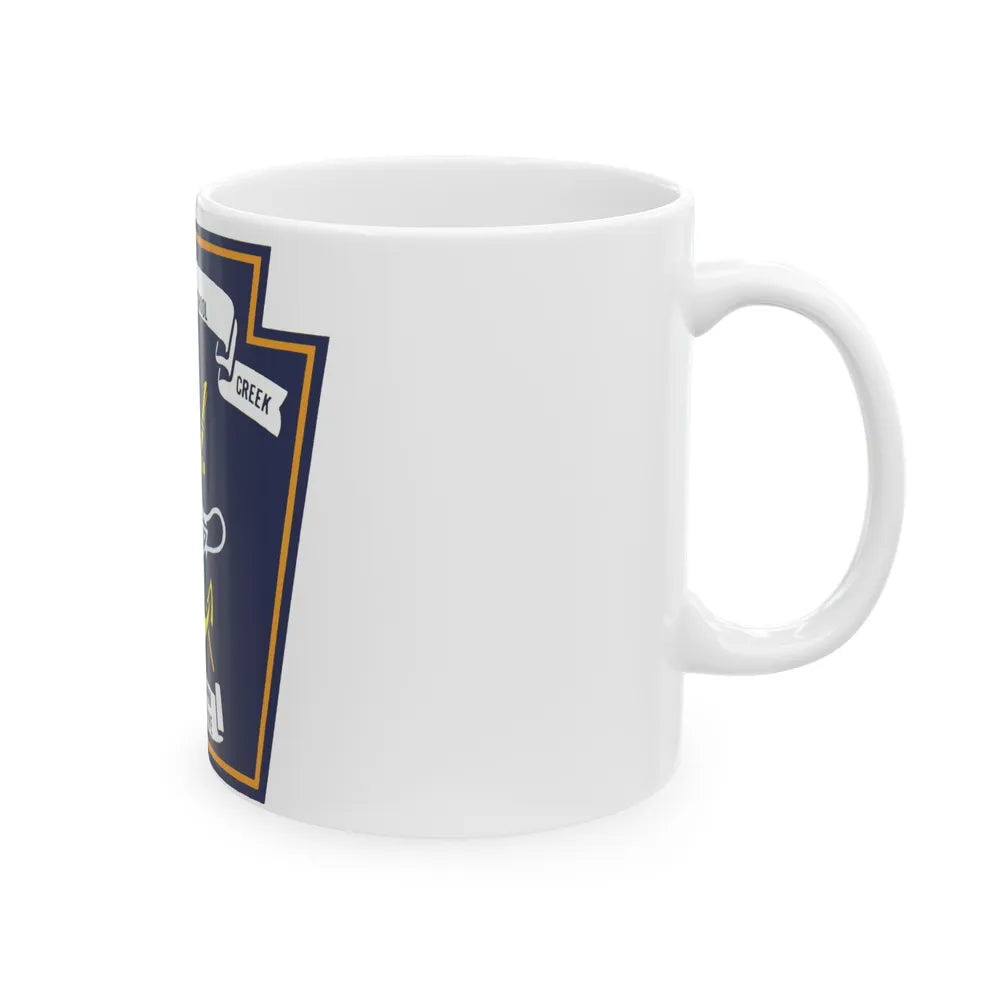 Naval Amphibious School Little Creek (U.S. Navy) White Coffee Mug-Go Mug Yourself