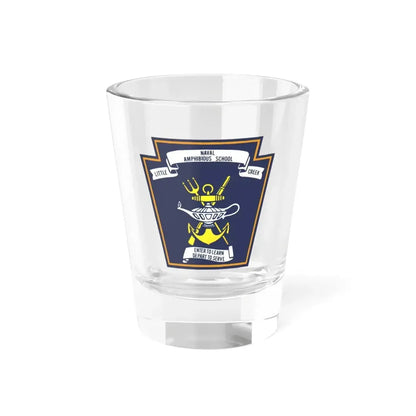Naval Amphibious School Little Creek (U.S. Navy) Shot Glass 1.5oz 1.5oz - Go Mug Yourself