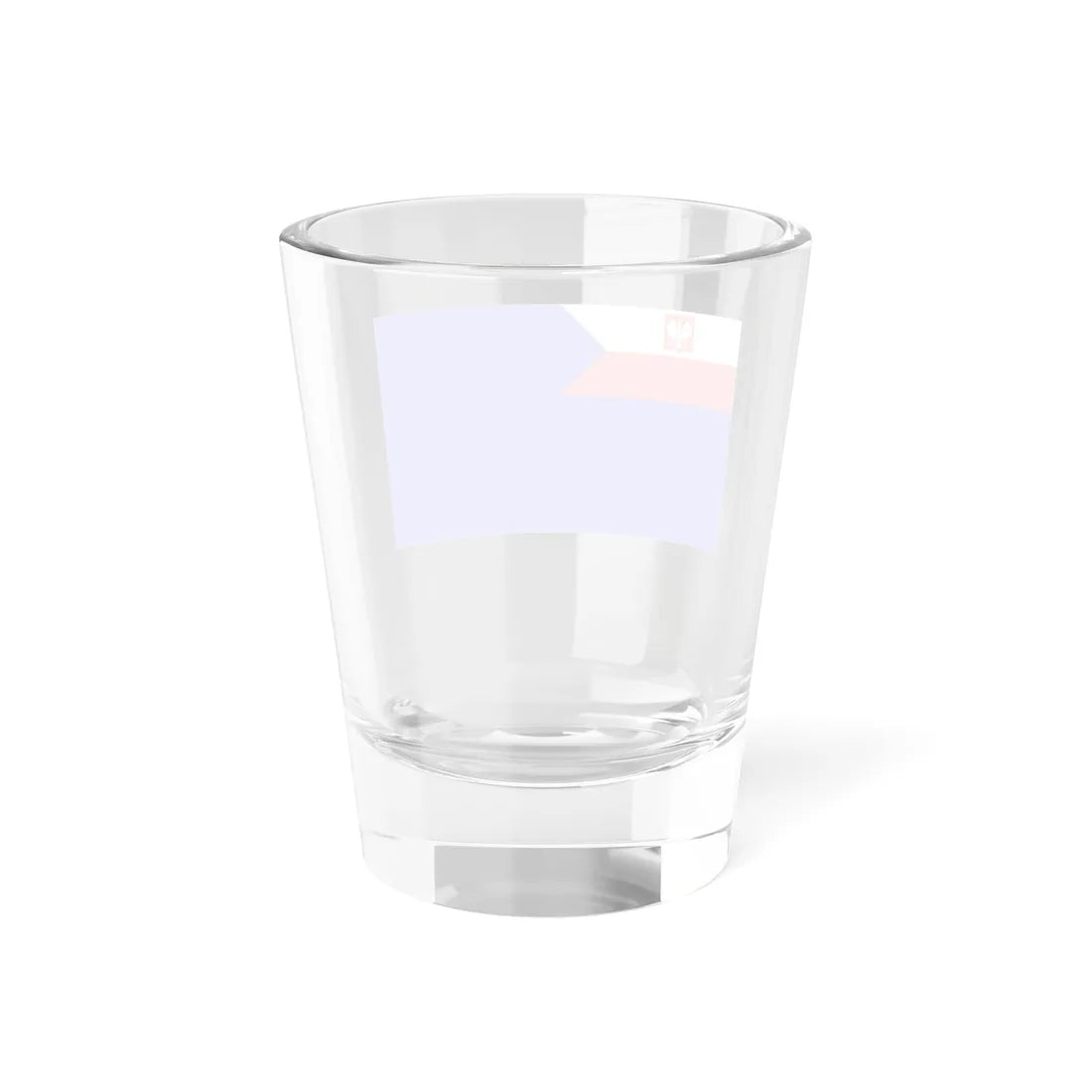 Naval Auxiliary Ensign of Poland (Poland) Shot Glass 1.5oz - Go Mug Yourself