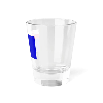 Naval Auxiliary Ensign of Poland (Poland) Shot Glass 1.5oz - Go Mug Yourself