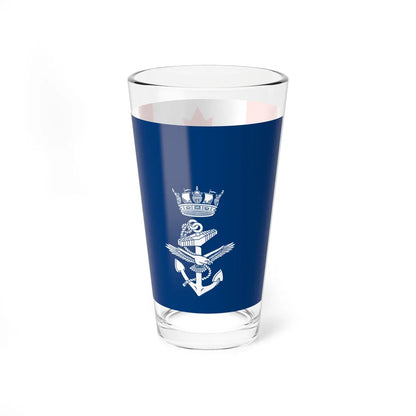 Naval Auxiliary Jack of Canada (Canada) Pint Glass 16oz - Go Mug Yourself