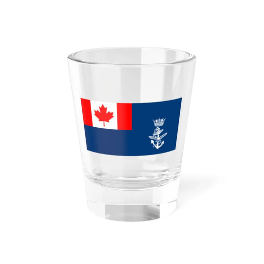 Naval Auxiliary Jack of Canada (Canada) Shot Glass 1.5oz 1.5oz - Go Mug Yourself
