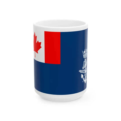 Naval Auxiliary Jack of Canada (Canada) White Coffee Mug 15oz - Go Mug Yourself