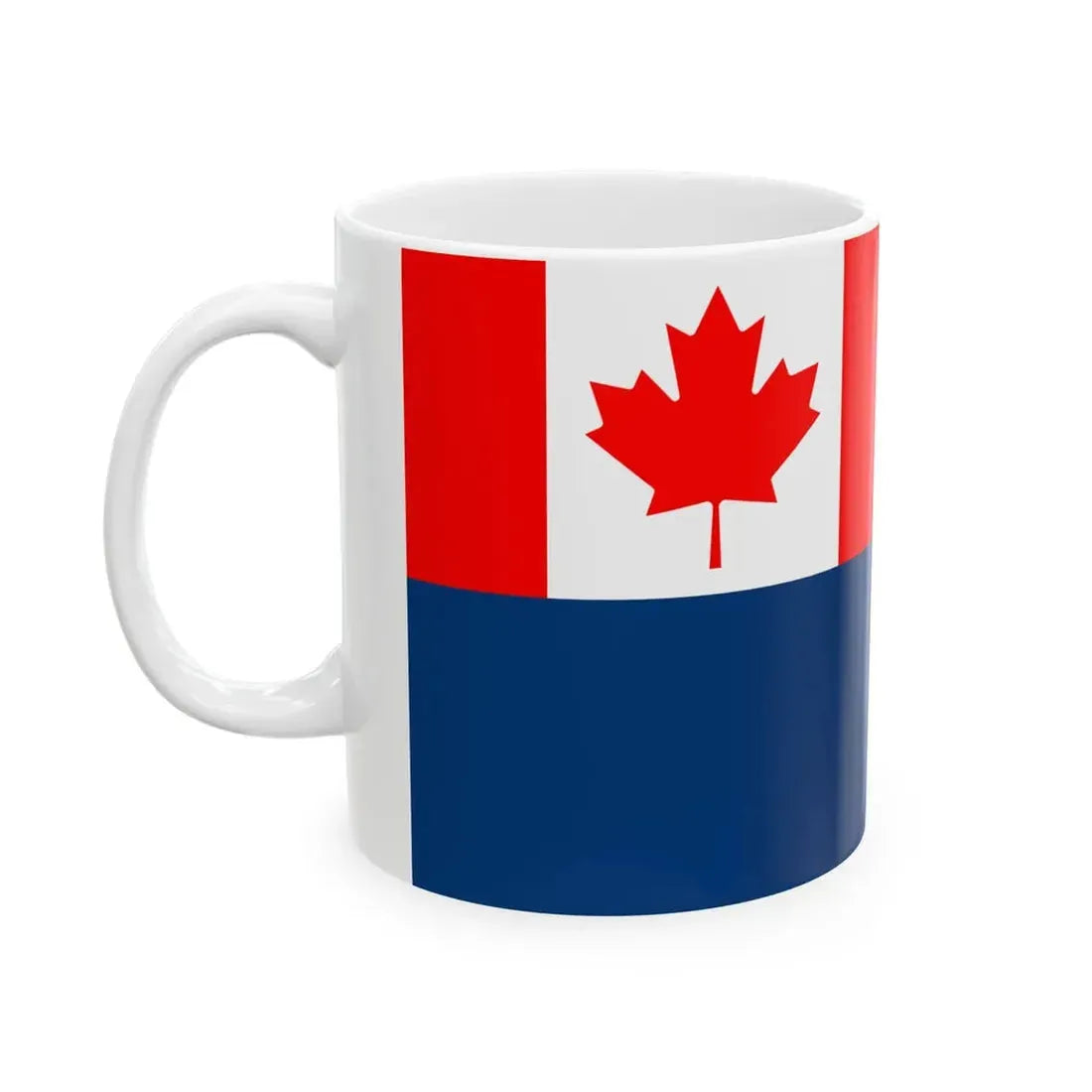 Naval Auxiliary Jack of Canada (Canada) White Coffee Mug - Go Mug Yourself