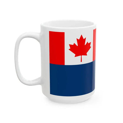 Naval Auxiliary Jack of Canada (Canada) White Coffee Mug - Go Mug Yourself