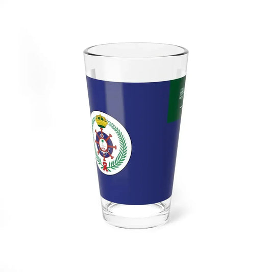 Naval base flag of the Royal Saudi Navy (Saudi Arabia) Pint Glass 16oz 16oz - Go Mug Yourself