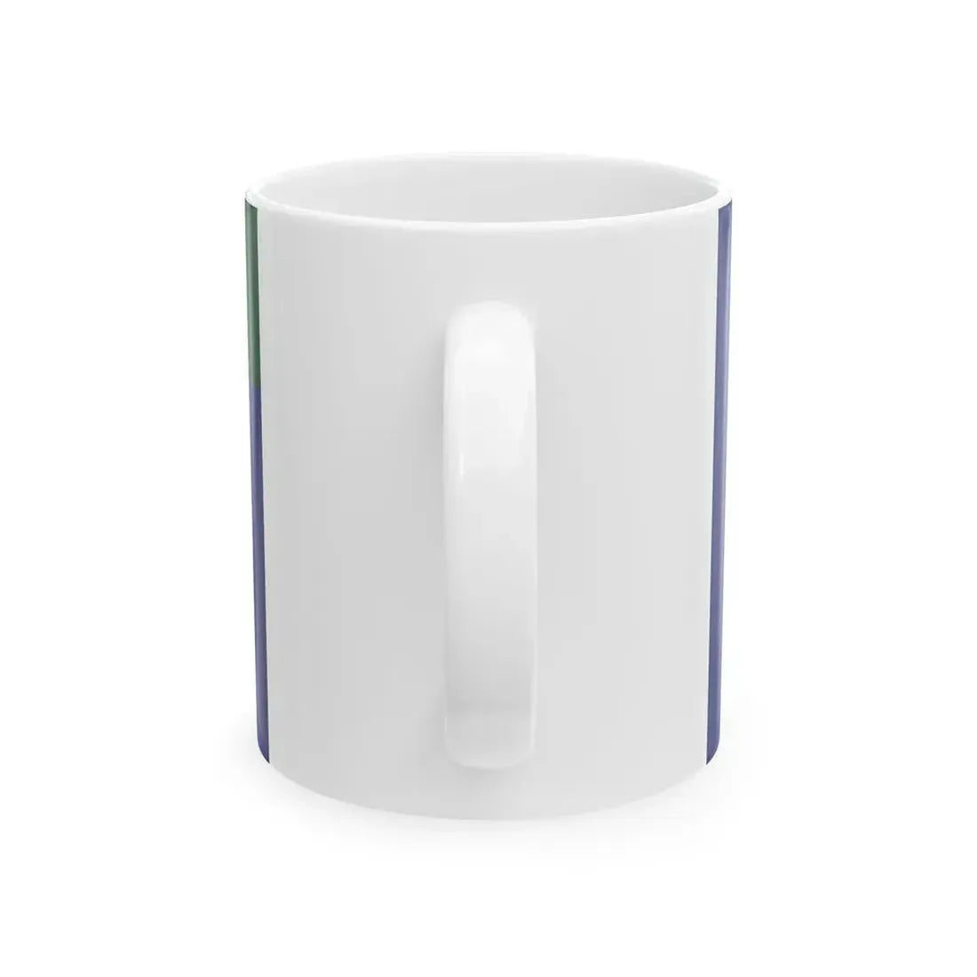 Naval base flag of the Royal Saudi Navy (Saudi Arabia) White Coffee Mug - Go Mug Yourself