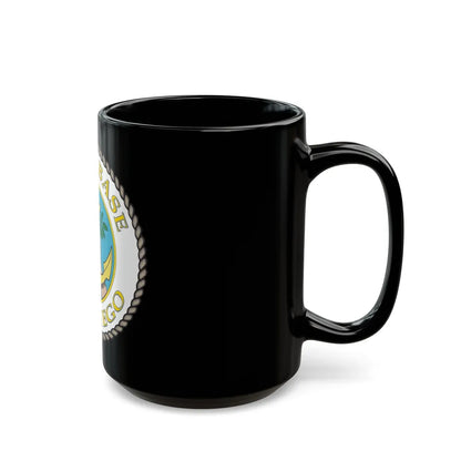 Naval Base San Diego (U.S. Navy) Black Coffee Mug-Go Mug Yourself