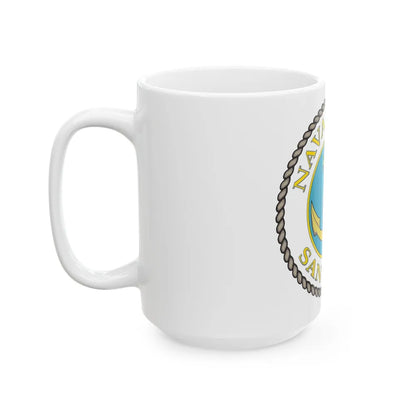 Naval Base San Diego (U.S. Navy) White Coffee Mug-Go Mug Yourself