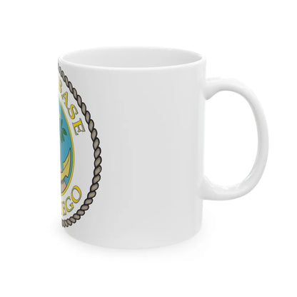 Naval Base San Diego (U.S. Navy) White Coffee Mug-Go Mug Yourself